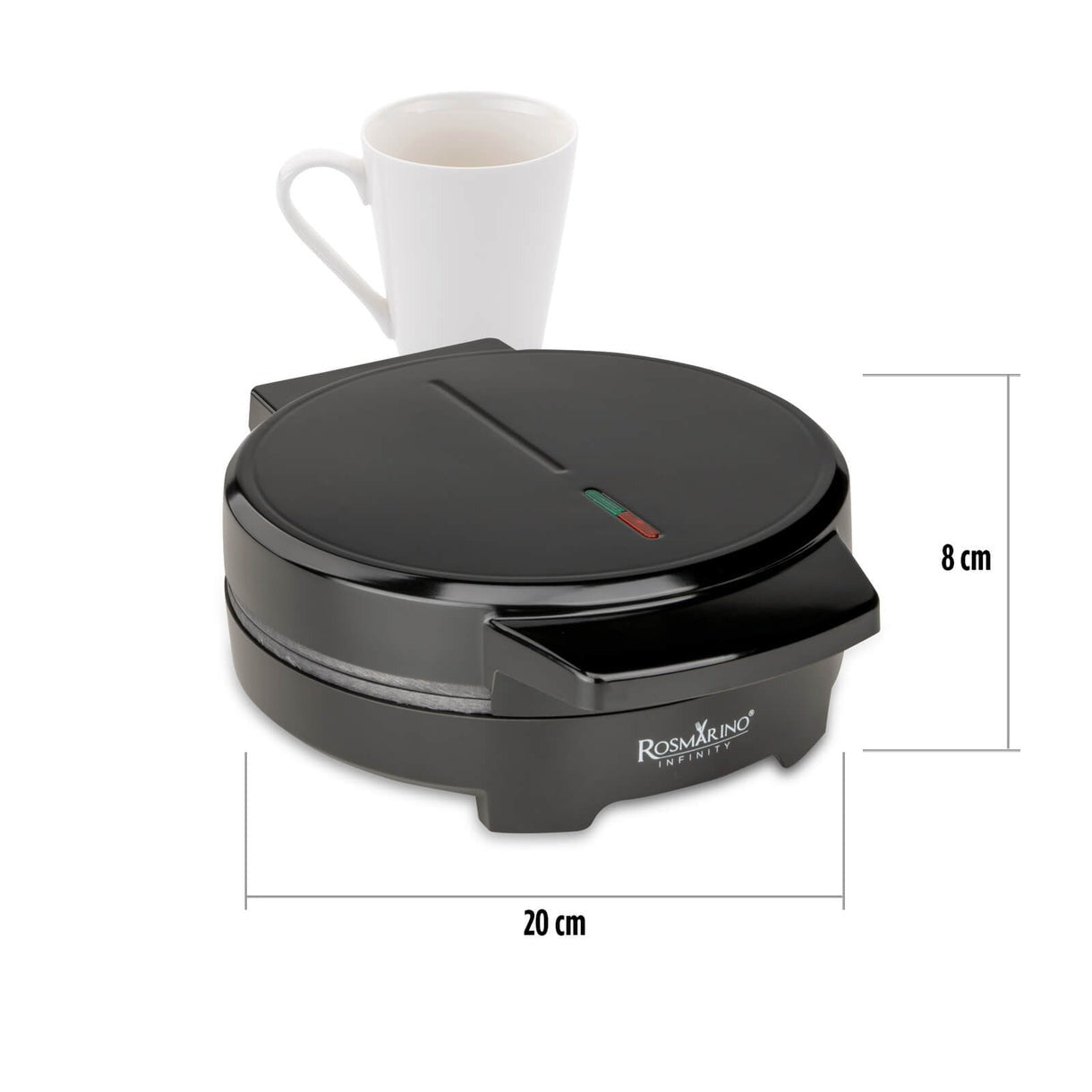 Aparat de gofre Infinity Heart Waffle, 1000W