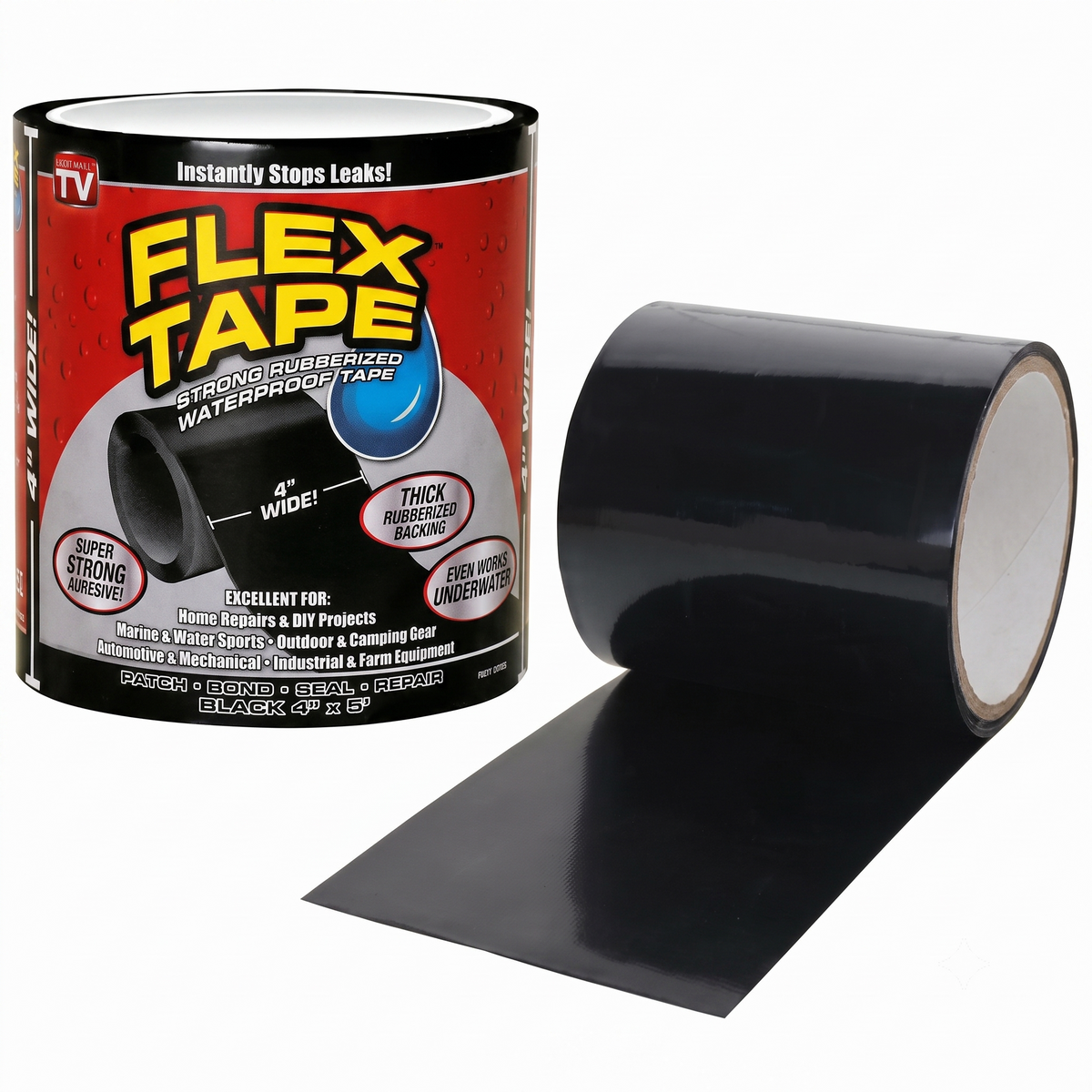 Banda adeziva rezistenta la apa Flex Tape - etansare puternica