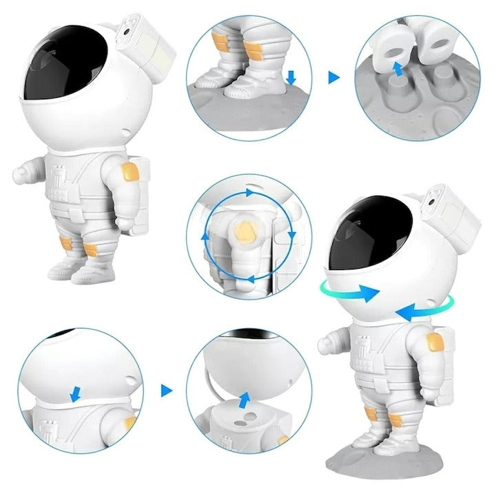 Proiector astronaut - proiecteaza stele si galaxii, design decorativ - Copii si bebelusi