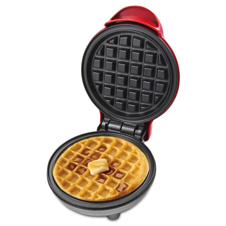 Aparat Waffles RAF R.2220 350W, Placi Antiaderente, Rosu, Compact - Bucatarie si electrocasnice