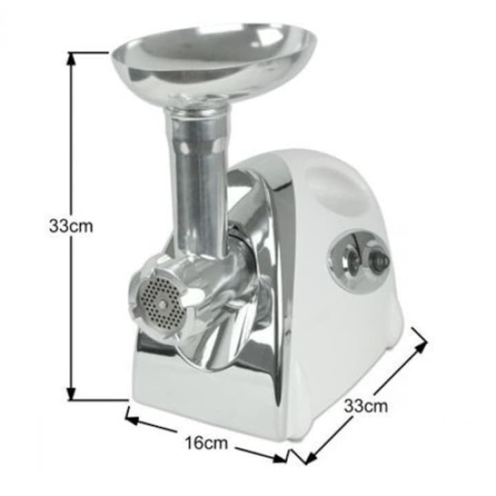 Masina Electrica De Tocat Carne Si Umplut Carnati, Cutit Inox. MGB-120, 2800W