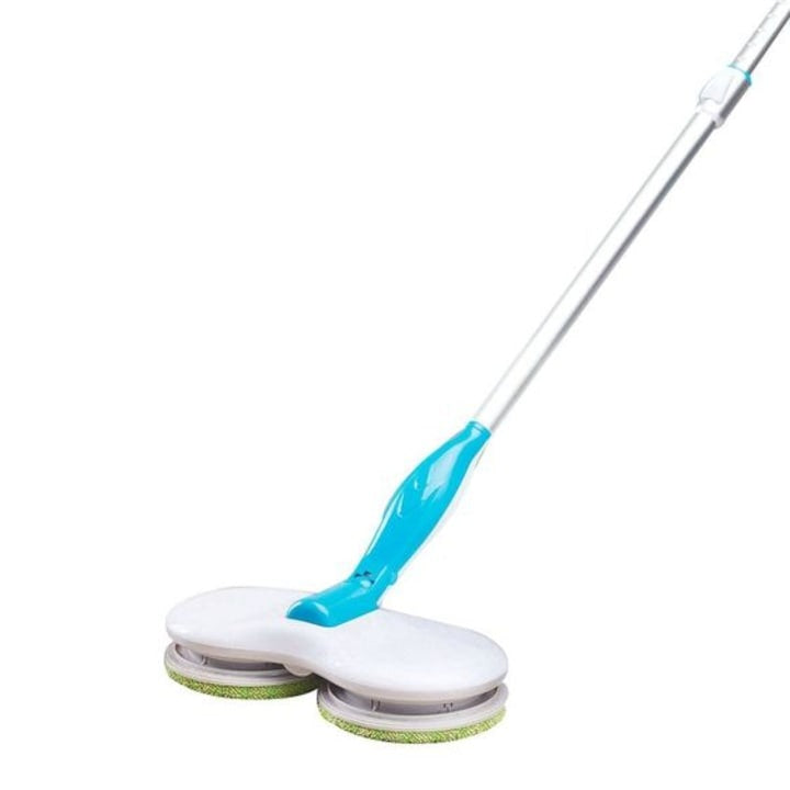 Hurricane Floating Mop wireless - Mop electric cu capete duble rotative, 100 rotatii/min - Curatenie si intretinere
