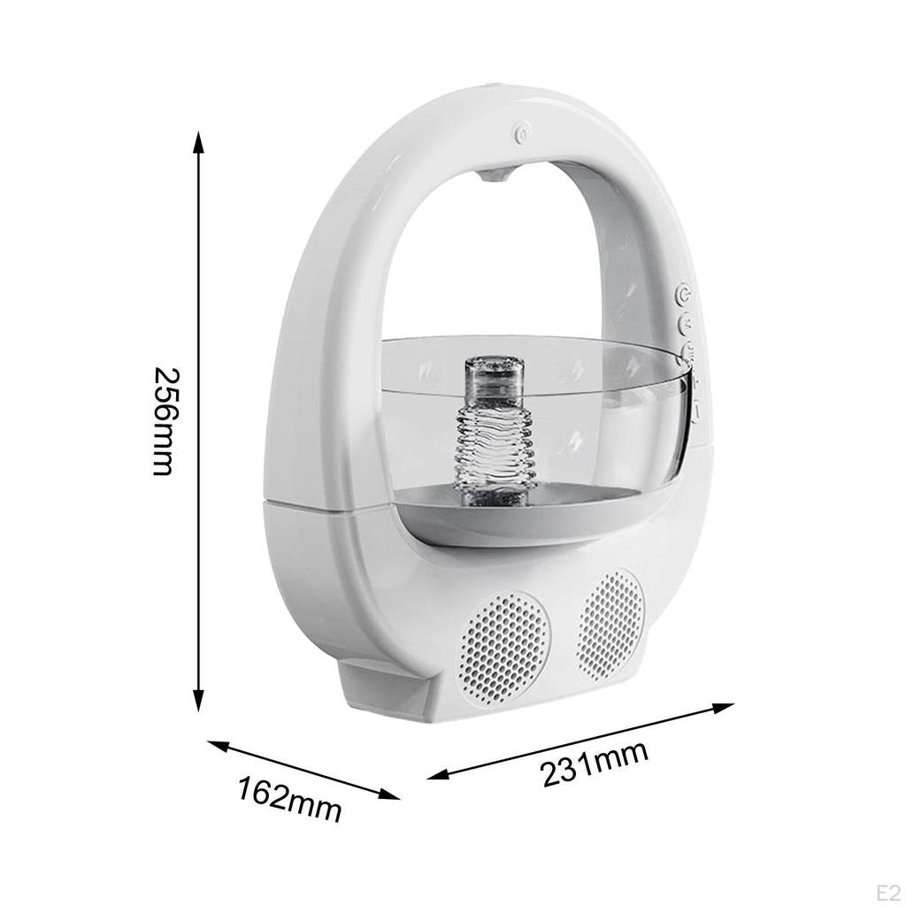 Umidificator 6 in 1 cu bol decorativ boxa Bluetooth lumina RGB 700ml - Cadoul Ideal - Curatenie si intretinere