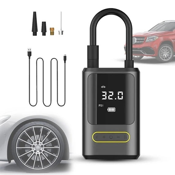 Compresor Auto Digital Wireless 150 PSI 18L/min cu Powerbank - Auto si moto