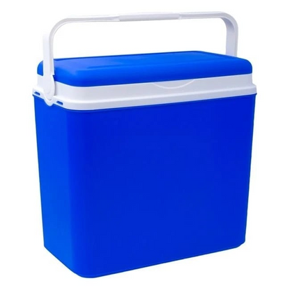 Lada frigorifica portabila 5L albastru cu capac mini cooler transport alimente - Bucatarie si electrocasnice