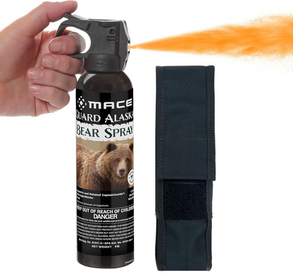 Spray autoaparare MACE Bear Attack Magnum 10m raza actiune 260g made in USA anti animale - Sport si timp liber
