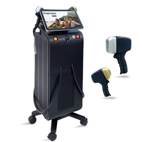 Aparat Profesional de Epilare Definitivă cu Laser Diodă 808nm – 600W, Tehnologie de Răcire cu Gheață pentru Tratament Fără Durere - Produse Auto, Casă & Grădină - OkDeals.ro