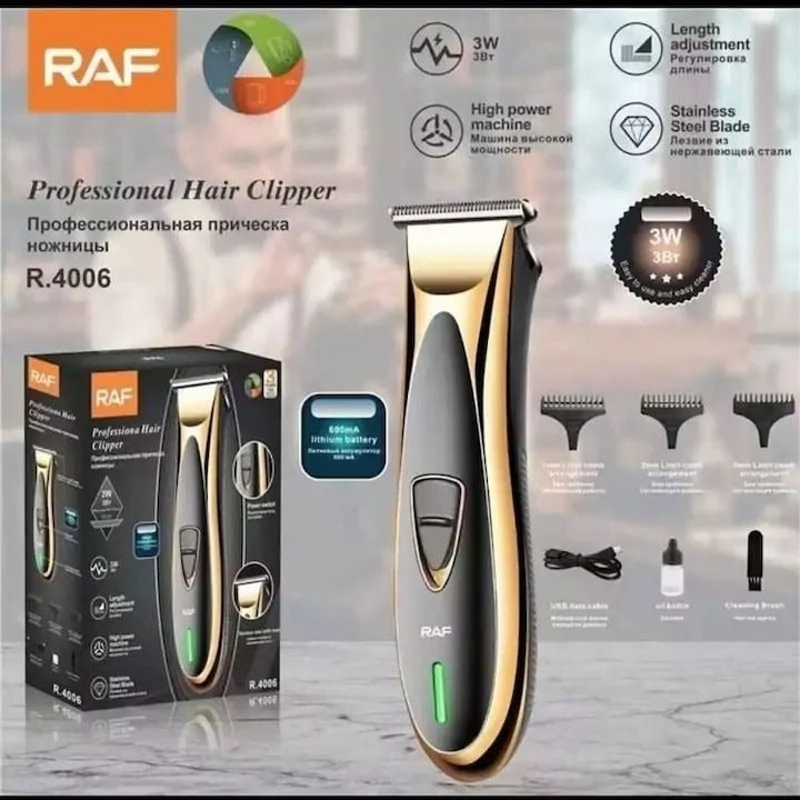 Aparat de Tuns Reincarcabil RAF R4006 cu 3 Distantiere - Curatenie si intretinere