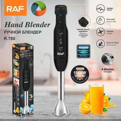 Blender Vertical RAF R780 1500W cu 4 Lame - Bucatarie si electrocasnice