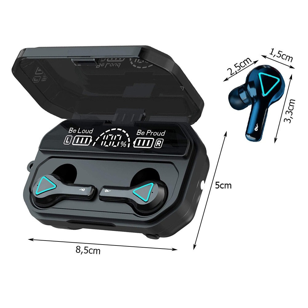 Căști Wireless A15 TWS Bluetooth 5.1 cu Display LCD