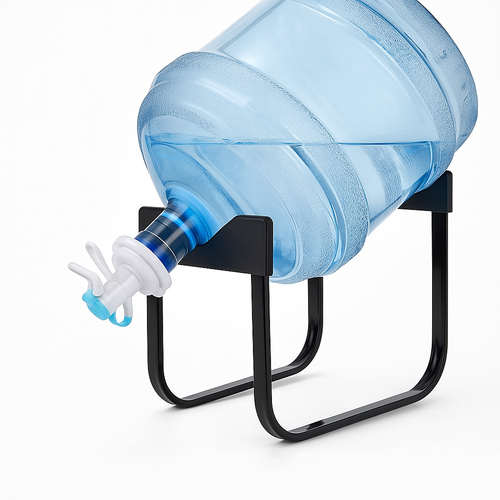 Suport Dozator Apă Negru, Oțel Inoxidabil, Stabil și Elegant, 20x27x28,5 cm - Produse Auto, Casă & Grădină - OkDeals.ro