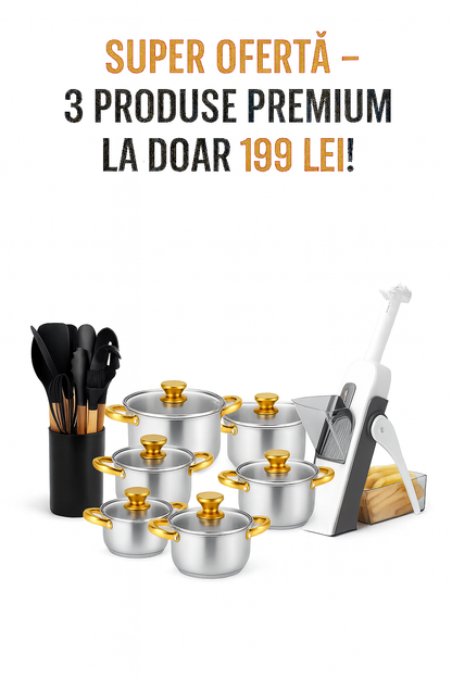 🌟 Pachet Premium de Bucătărie – Super Ofertă 3 în 1 🌟, Black Friday