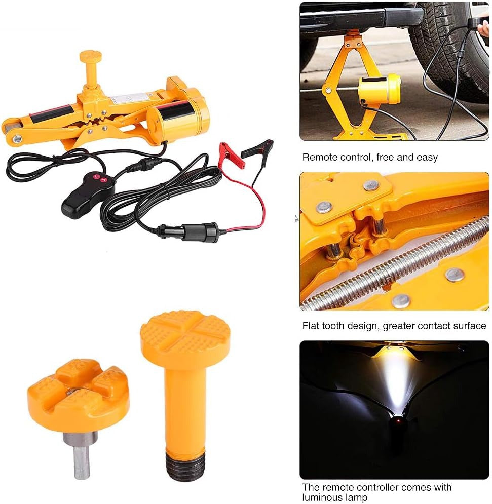 Cric auto electric 3 tone 12V kit complet cu dispozitiv impact - Auto si moto
