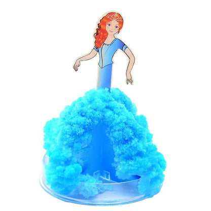 Kit Printesa Magica Cristale Crescatoare 1+1 Gratis Jucarie Educativa 14 cm - Copii si bebelusi