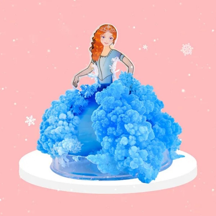 Kit Printesa Magica Cristale Crescatoare 1+1 Gratis Jucarie Educativa 14 cm - Copii si bebelusi