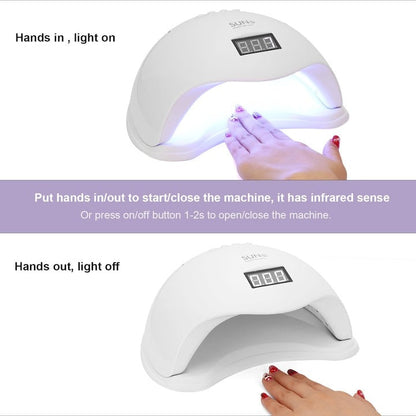 Lampa UV LED unghii 48W profesionala 24 LED timer display - Curatenie si intretinere