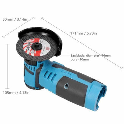 Mini polizor unghiular electric - 2 acumulatori Li-Ion 24V, disc 76mm, accesorii incluse - Sport si timp liber