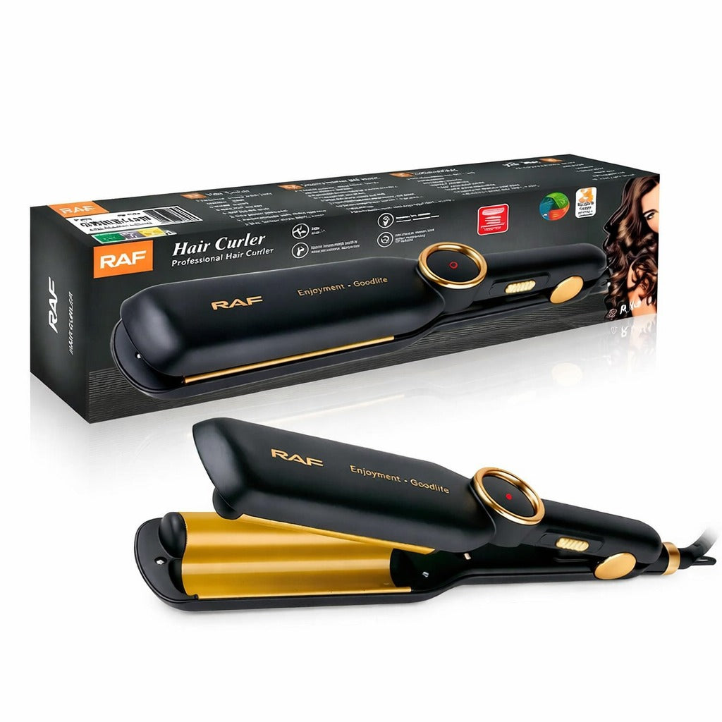 Ondulator par RAF R0411 ceramic temperatura digitala bucle profesionale - Sanatate si ingrijire