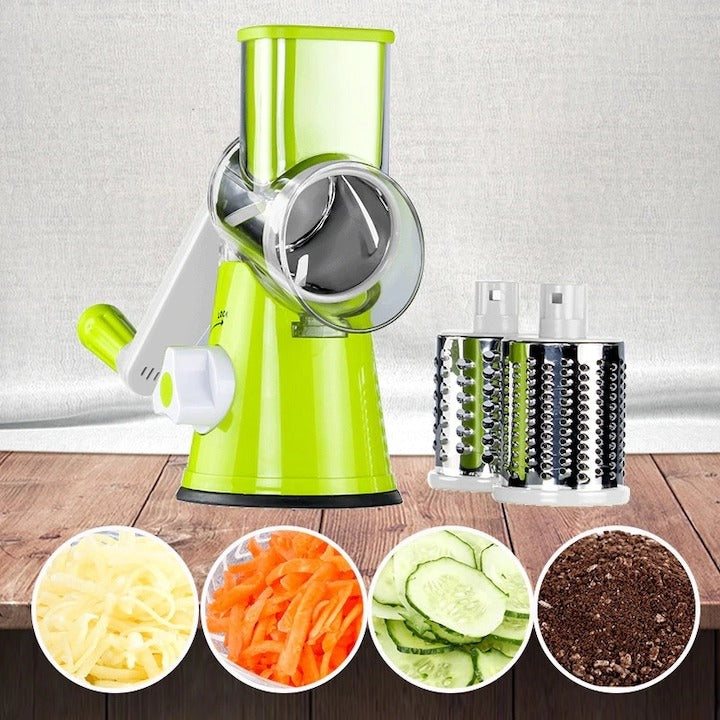 Răzătoare manuală Tabletop Drum Grater – multifuncțională, ușor de folosit