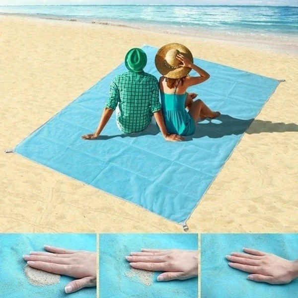 Prosop plaja 150x200 cm anti nisip PVC impermeabil mare usor de curatat - Sport si timp liber