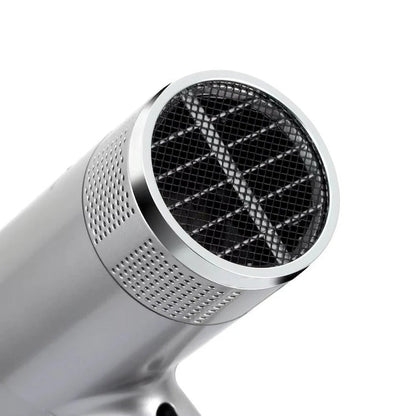 Uscator de par cu ioni negativi, RAF R474, 1600W, 2 viteze, buton de aer rece, 1 cap magnetic inclus, argintiu - Sanatate si