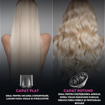 Uscător de Păr Ionizat 1800W Anti-Frizz Tip Dyson