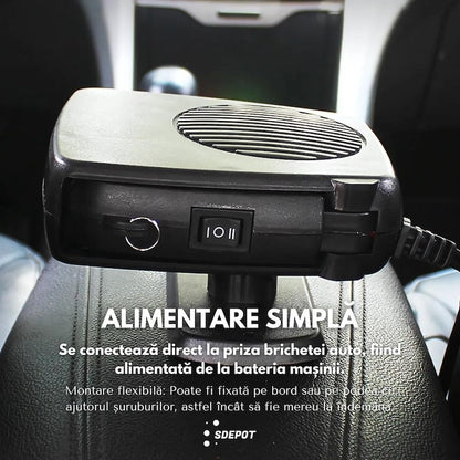 Aeroterma Auto 12V Cald/Rece - Incalzitor Portabil 2 in 1 pentru Masina - Auto si moto