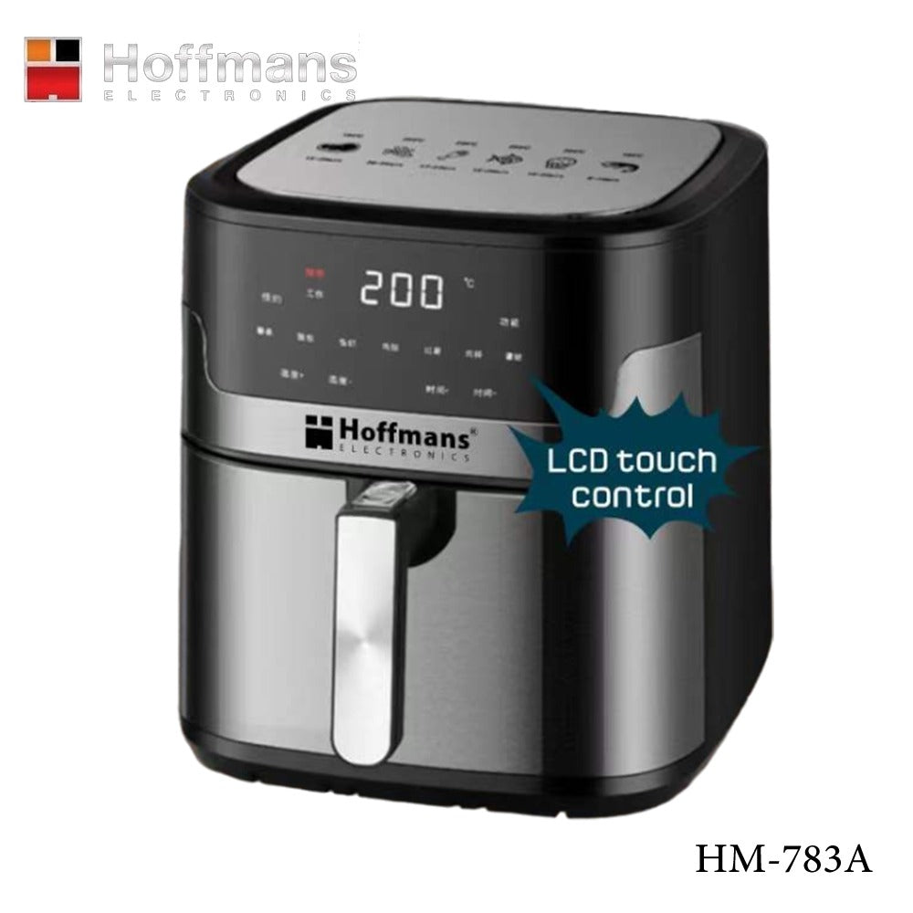 Friteuza cu Aer Cald Airfryer Hoffmans 12L, 2400W, Digitala Profesionala HM-783 - 50 hartii cadou - Bucatarie si