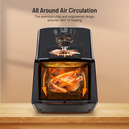 Friteuza airfryer Hoffmans 12L 2400W digitala cu 50 hartii cadou - Bucatarie si electrocasnice