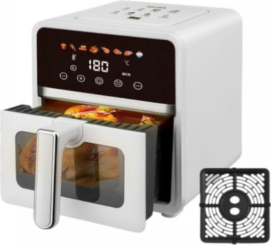 Friteuza cu Aer Cald Lyxun LX-2735 6.5L, 2000W - Airfryer fara ulei, Touch LCD, gatit sanatos - 50 hartii incluse