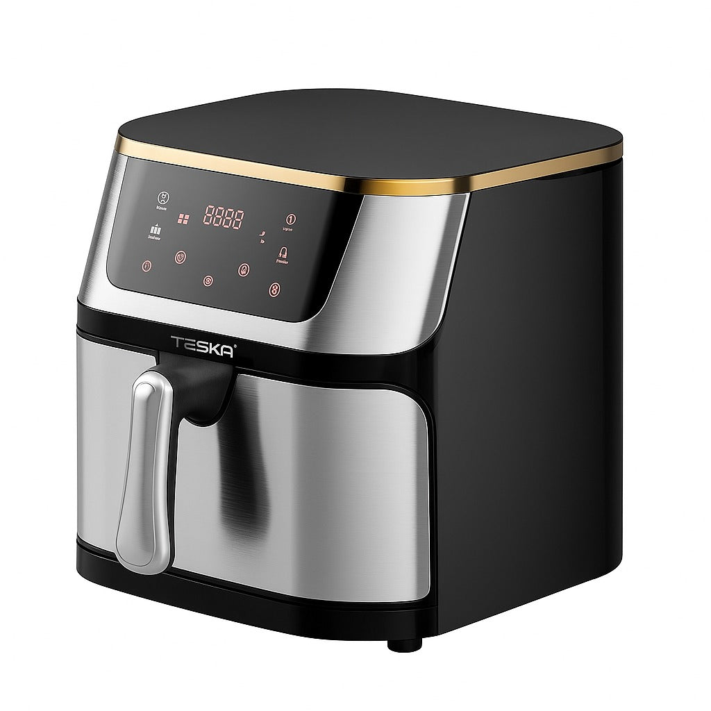 Friteuza airfryer TESKA 13.5L 2200W digitala cu 50 hartii cadou - Bucatarie si electrocasnice