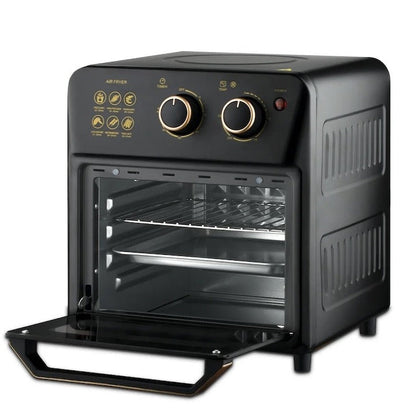 Friteuza cu aer cald Lyxun LX-2050 14L, 2000W, 360° Air Circulation - 50 hartii incluse - Bucatarie si electrocasnice