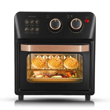 Friteuza cu aer cald Lyxun LX-2050 14L, 2000W, 360° Air Circulation - 50 hartii incluse - Bucatarie si electrocasnice