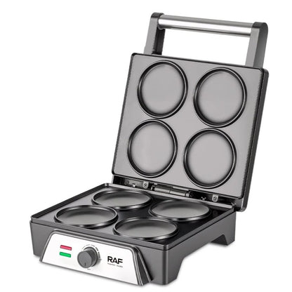 Aparat Clătite/Vafe RAF R.2520 Inox 1600W, Control Temperatură, 320x300x180mm