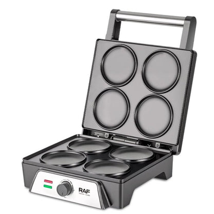 Aparat Clatite/Vafe RAF R.2520 Inox 1600W, Control Temperatura, 320x300x180mm - Bucatarie si electrocasnice