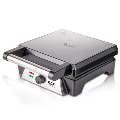 Aparat Clătite/Vafe RAF R.2520 Inox 1600W, Control Temperatură, 320x300x180mm