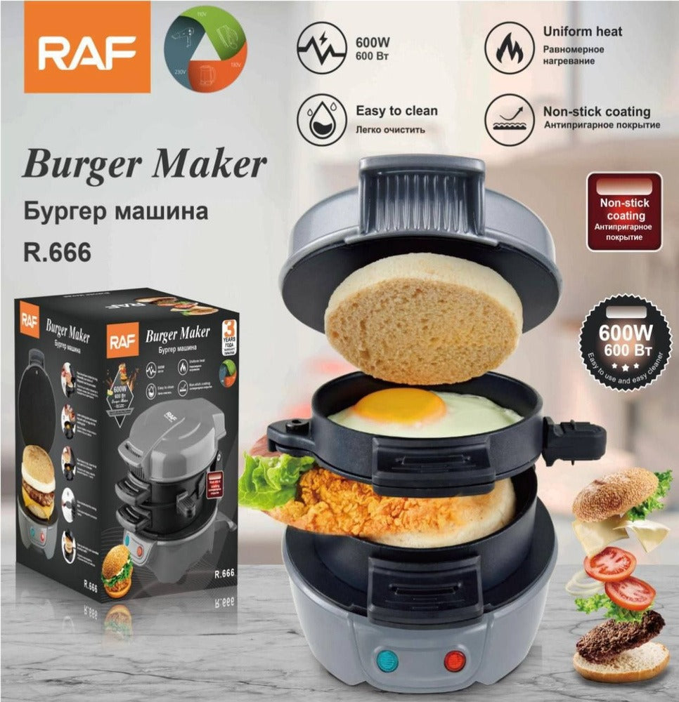 Aparat Burgeri si Sandwich RAF R666 600W - Bucatarie si electrocasnice