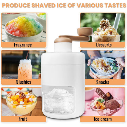 Aparat manual pentru smoothie & granita cu zdrobitor de gheață – Distracție și răcorire de vară