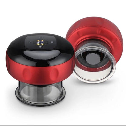 Aparat Masaj Guasha Body Cupping 3 in 1 Vacuum Incalzire Premium - Sanatate si ingrijire