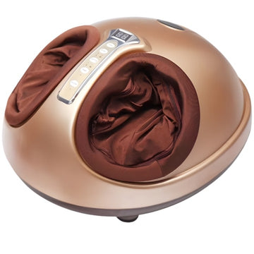 Aparat Masaj Shiatsu pentru Picioare cu Încălzire Infraroșu, 3 Intensități, Presopunctură & Vibrații, 40W