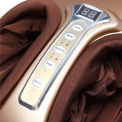 Aparat Masaj Shiatsu pentru Picioare cu Încălzire Infraroșu, 3 Intensități, Presopunctură & Vibrații, 40W
