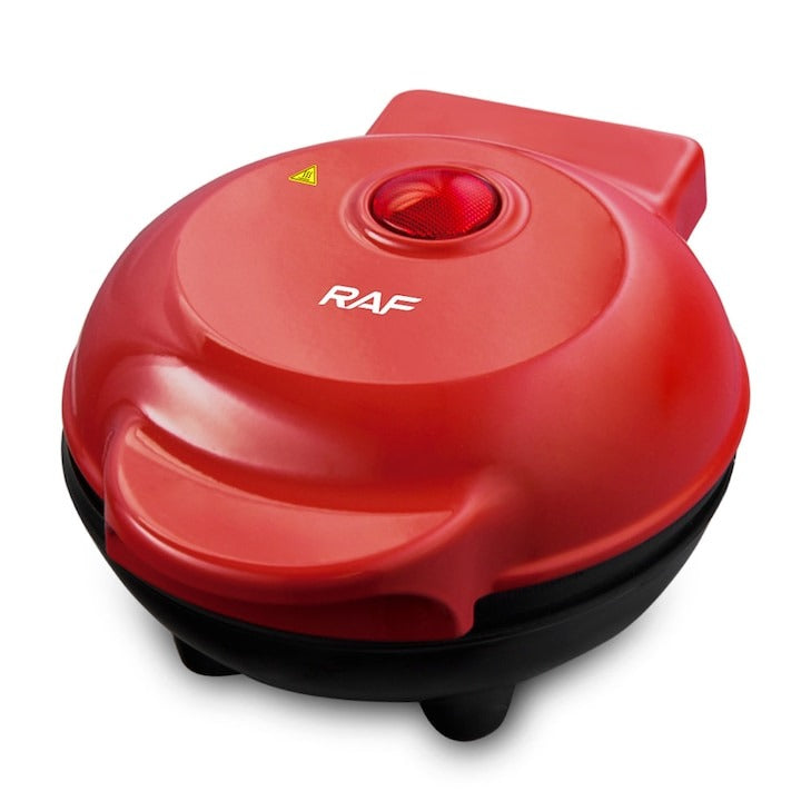 Aparat Waffles RAF R.2220 350W, Placi Antiaderente, Rosu, Compact - Bucatarie si electrocasnice