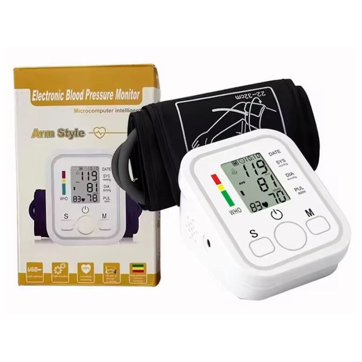 Tensiometru electronic pentru brat, digital, uz casnic, simplu si accesibil - Sport si timp liber