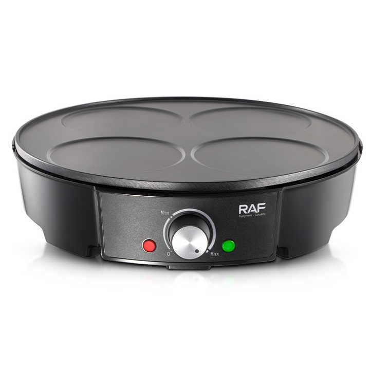Aparat pancakes electric RAF 1200W 4 forme antiaderent mic deju - Bucatarie si electrocasnice
