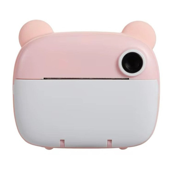 Camera Foto Copii cu Imprimare Instant 24MP, Ecran 2.4” - Roz sau Albastru - Copii si bebelusi