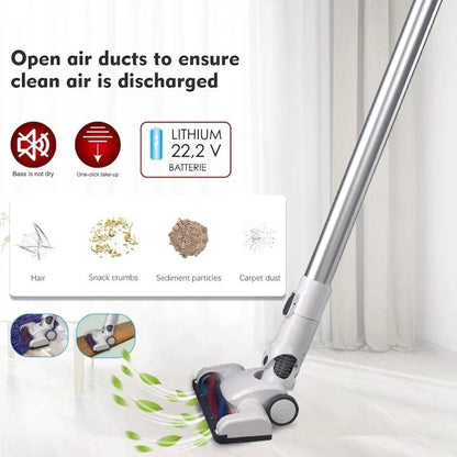 Aspirator Fara Fir 2 in 1 RAF R8669 120W, Vertical & de Mana, 40 min, Alb - Curatenie si intretinere