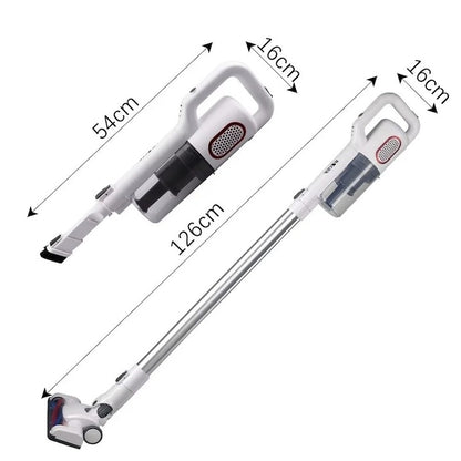 Aspirator Fără Fir 2în1 RAF R8669 120W, Vertical & de Mână, 40 min, Alb