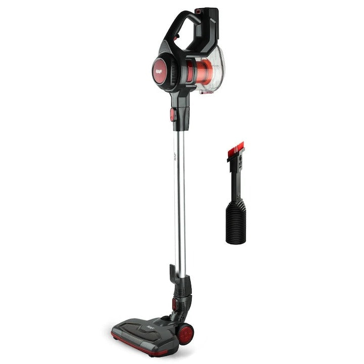 Aspirator Vertical Fara Fir Portabil RAF R8667 2 in 1, 100W Brushless, HEPA, LED - Autonomie 60 min - Curatenie si