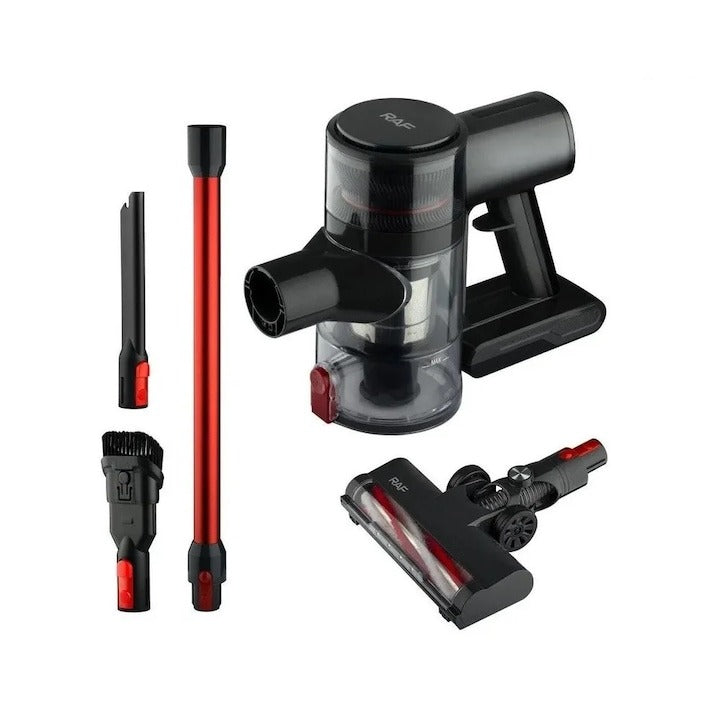 Aspirator vertical fara fir RAF R8675 2in1 HEPA 40min LED - Curatenie si intretinere