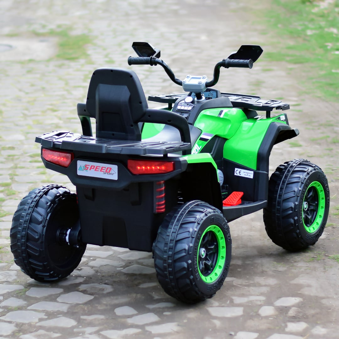 ATV Electric Pentru Copii SuperOffroad 12V Cu 4 Motoare Bluetooth Si Telecomanda - Copii si bebelusi